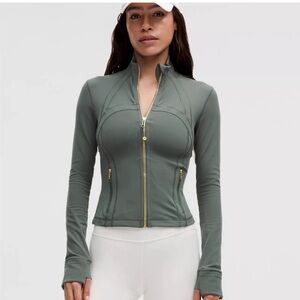 Lulu Lemon Define Forrest Green Zip-Up Athletic Jacket